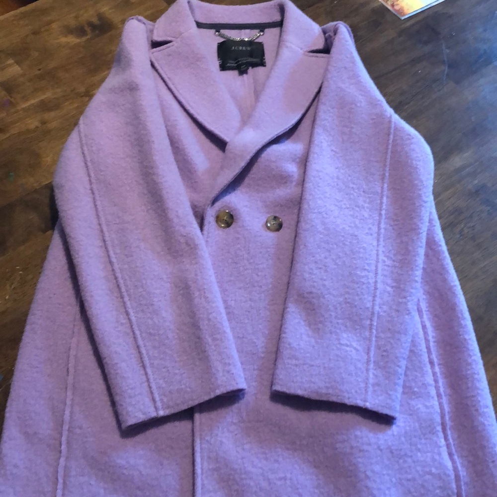 I crew Nwot Lovely lavender coat- light weight
